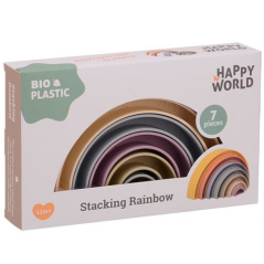 Układanka tęcza Happy World 7 el. / Joueco