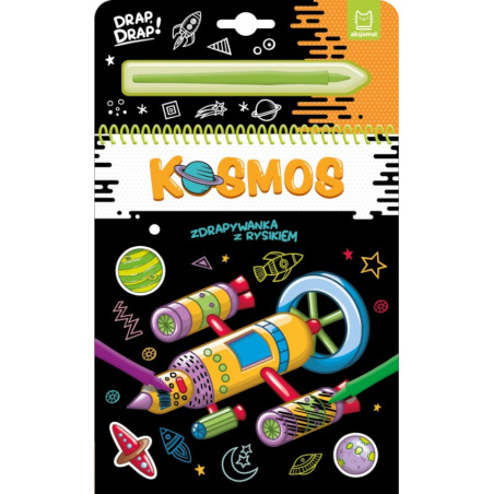 Zdrapywanka z rysikiem Kosmos / Aksjomat
