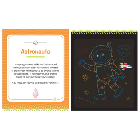 Zdrapywanka z rysikiem Kosmos / Aksjomat