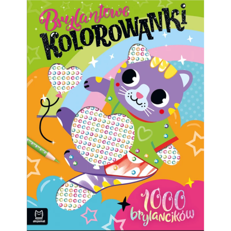 Brylantowe kolorowanki z kotkiem / Aksjomat