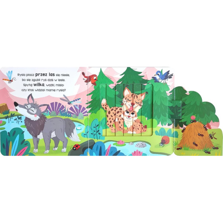 Czytanka z ruchomymi obrazkami W lesie / Aksjomat