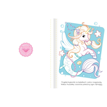 Brylantowa kolorowanka Wspaniałe jednorożce / Aksjomat