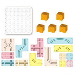 Układanka logiczna Kolorowa ścieżka / Woopie