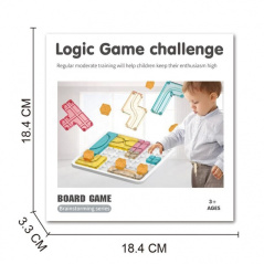 Układanka logiczna Kolorowa ścieżka / Woopie