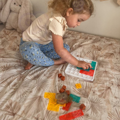 Układanka logiczna Kolorowa ścieżka / Woopie