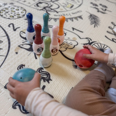 Kolorowe kręgle z cyferkami / Woopie