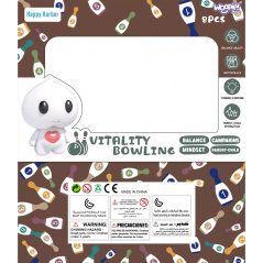 Kolorowe kręgle z cyferkami / Woopie