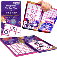 Gra planszowa kółko i krzyżyk + 4 w rzędzie / Woopie