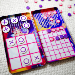 Gra planszowa kółko i krzyżyk + 4 w rzędzie / Woopie