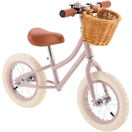 Rowerek biegowy First Go dusty pink / Banwood