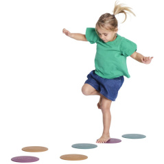 Ścieżka sensoryczna Płaskie dyski z fakturami 6 szt. / Gonge