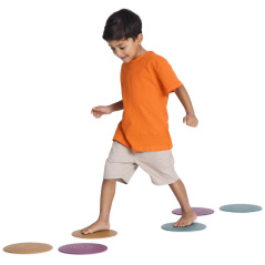 Ścieżka sensoryczna Płaskie dyski z fakturami 6 szt. / Gonge