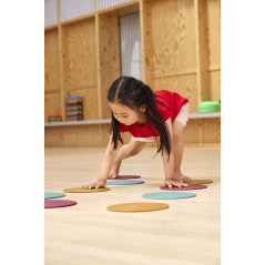 Ścieżka sensoryczna Płaskie dyski z fakturami 6 szt. / Gonge