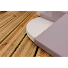 Zestaw miękkich modułów biało-szarych Little Crawler 10 el. / Iglu