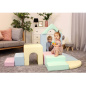 Zestaw miękkich modułów pastelowych Little Crawler 10 el. / Iglu