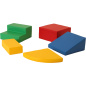 Zestaw miękkich modułów kolorowych Little Crawler 5 el. / Iglu