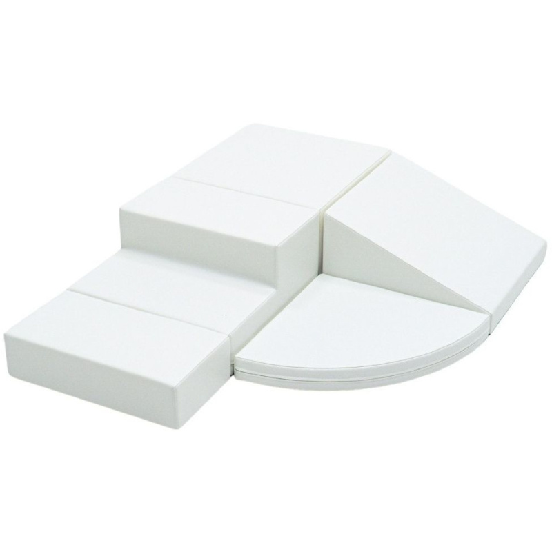 Zestaw miękkich modułów białych Little Crawler 5 el. / Iglu