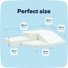 Zestaw miękkich modułów białych Little Crawler 5 el. / Iglu