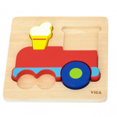 Pierwsze puzzle maluszka Ciuchcia 5 el. / Viga