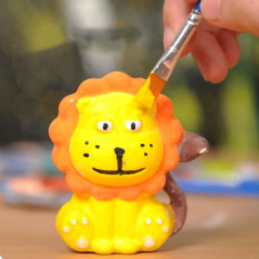 Odlewy gipsowe do pomalowania Zestaw zwierzątka / Woopie