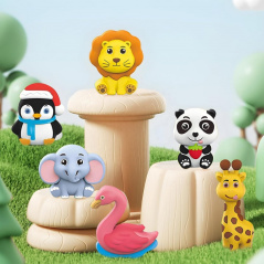 Odlewy gipsowe do pomalowania Zestaw zwierzątka / Woopie