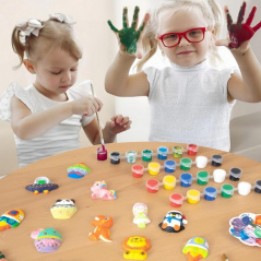 Odlewy gipsowe do pomalowania Zestaw dinozaury / Woopie