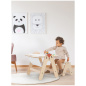 Regulowana sztaluga 2w1 z krzesełkiem Lis / MamaToyz