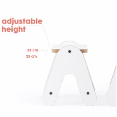 Regulowana sztaluga 2w1 z krzesełkiem MDF / MamaToyz