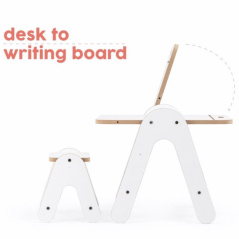 Regulowana sztaluga 2w1 z krzesełkiem MDF / MamaToyz