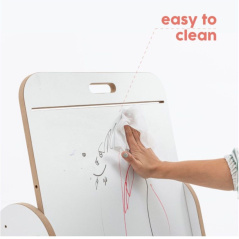 Regulowana sztaluga 2w1 z krzesełkiem MDF / MamaToyz