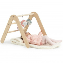 Stojak edukacyjny z mięciutką matą dla niemowląt / MamaToyz