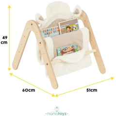 Stojak edukacyjny z mięciutką matą dla niemowląt / MamaToyz