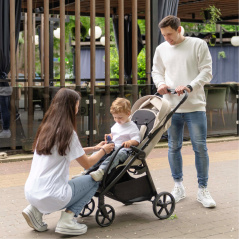 Spacerówka Bravo Lite Glossy Beige / Carrello