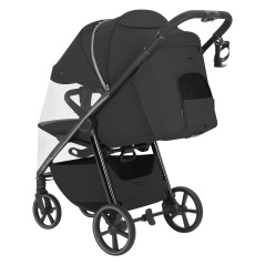 Spacerówka Bravo Lite Piano Black / Carrello