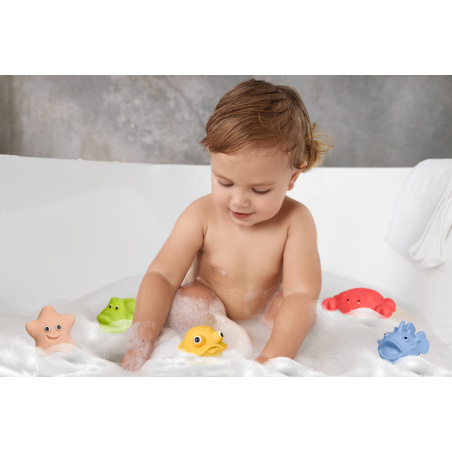 Kolorowe zwierzątka morskie do kąpieli 5 szt. / Tullo