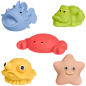 Kolorowe zwierzątka morskie do kąpieli 5 szt. / Tullo
