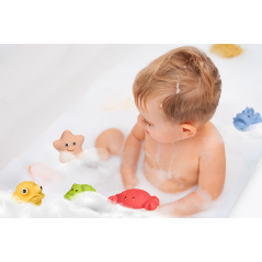 Kolorowe zwierzątka morskie do kąpieli 5 szt. / Tullo