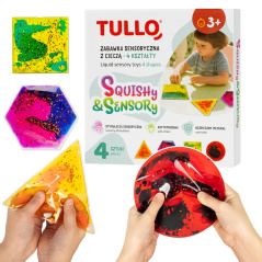 Gniotki sensoryczne z cieczą squishy 4 kształty / Tullo