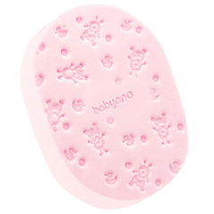 Gąbka kąpielowa dla dzieci i niemowląt Różowa / Babyono
