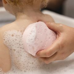 Gąbka kąpielowa dla dzieci i niemowląt Różowa / Babyono