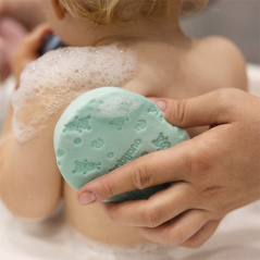 Gąbka kąpielowa dla dzieci i niemowląt Zielona / Babyono