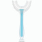 Silikonowa szczoteczka do zębów w kształcie U Niebieska / Bocioland Silikonowa szczoteczka do zębów w kształcie U Niebieska / Bocioland