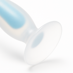 Silikonowa szczoteczka do zębów w kształcie U Niebieska / Bocioland