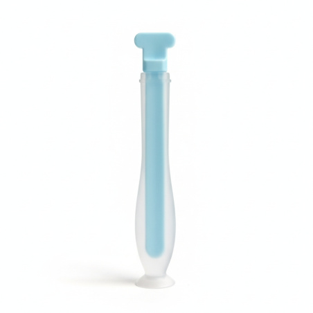 Silikonowa szczoteczka do zębów w kształcie U Niebieska / Bocioland