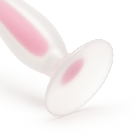 Szczoteczka silikonowa do zębów w kształcie U Różowa / Bocioland