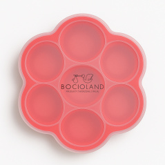 Silikonowa foremka do mrożenia żywności 7 komór Czerwone / Bocioland
