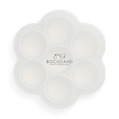 Silikonowa foremka do mrożenia żywności 7 komór Niebieska / Bocioland