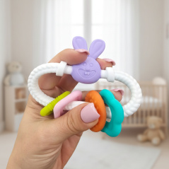Gryzak silikonowy Króliczek / Bocioland