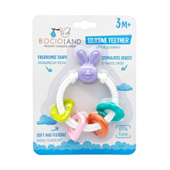 Gryzak silikonowy Króliczek / Bocioland