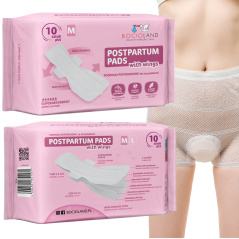 Podpaski poporodowe ze skrzydełkami wysokochłonne 10 szt. / Bocioland